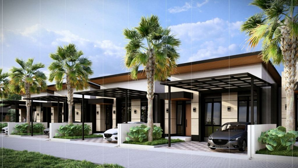 foto tampak rumah tipe Rumah Eksekutif perumahan Kataraya Regency
