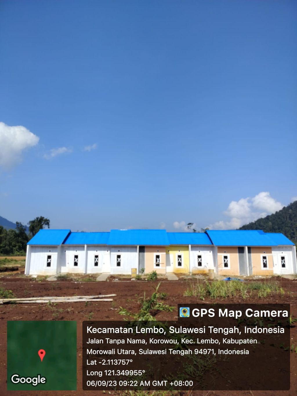 foto denah rumah tipe ZAMRUD 2 perumahan MERONGA RESIDENCE