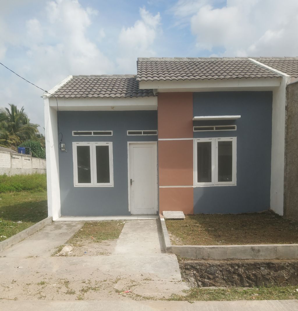 foto tampak rumah tipe 29/85 perumahan CISAIT PURI PRATAMA