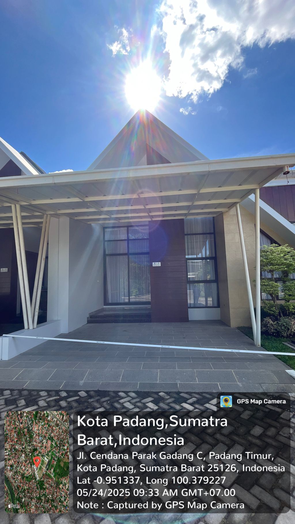 foto tampak rumah tipe 170/170 perumahan GRIYA ASRI KUBU MARAPALAM