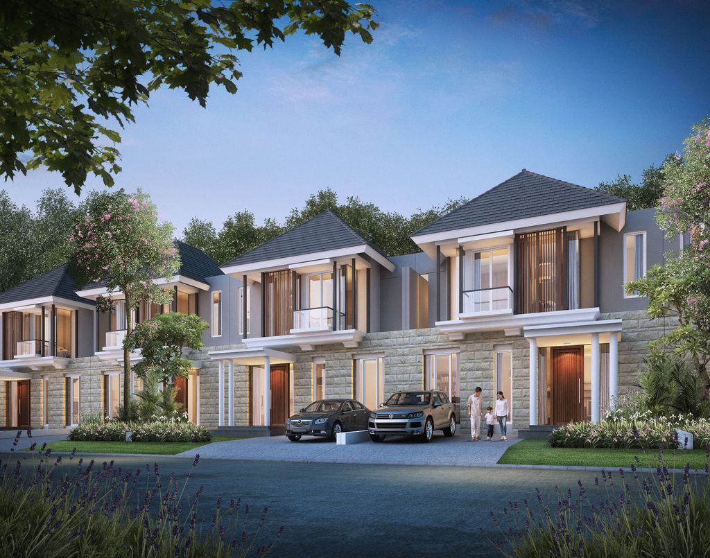 foto tampak rumah tipe VERONA perumahan CITRALAND GAMA CITY 3