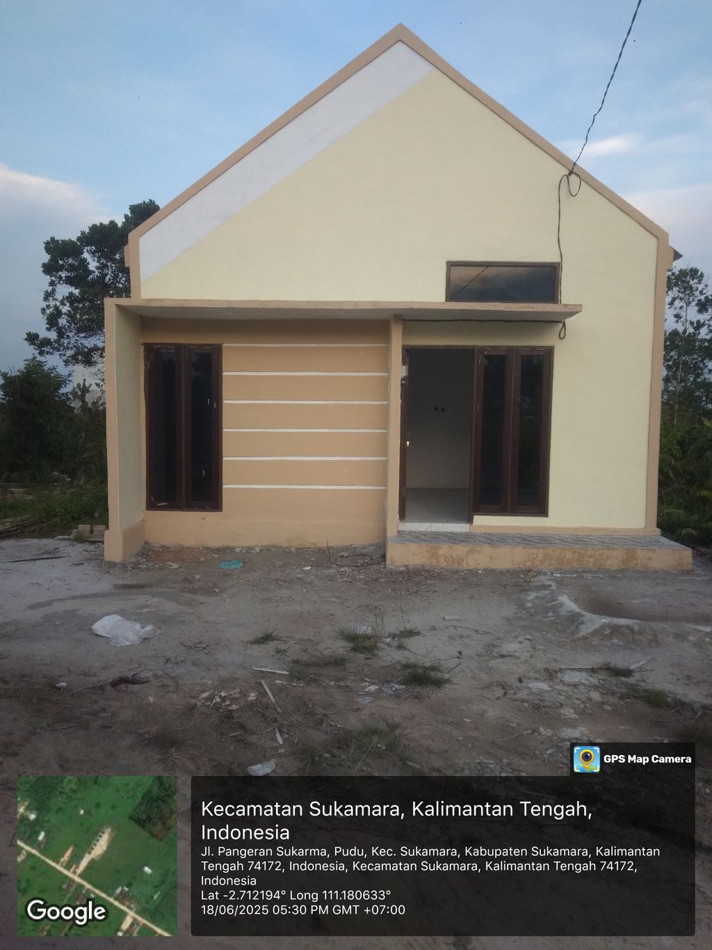 foto tampak rumah tipe 36 perumahan ARWANA REGENCY