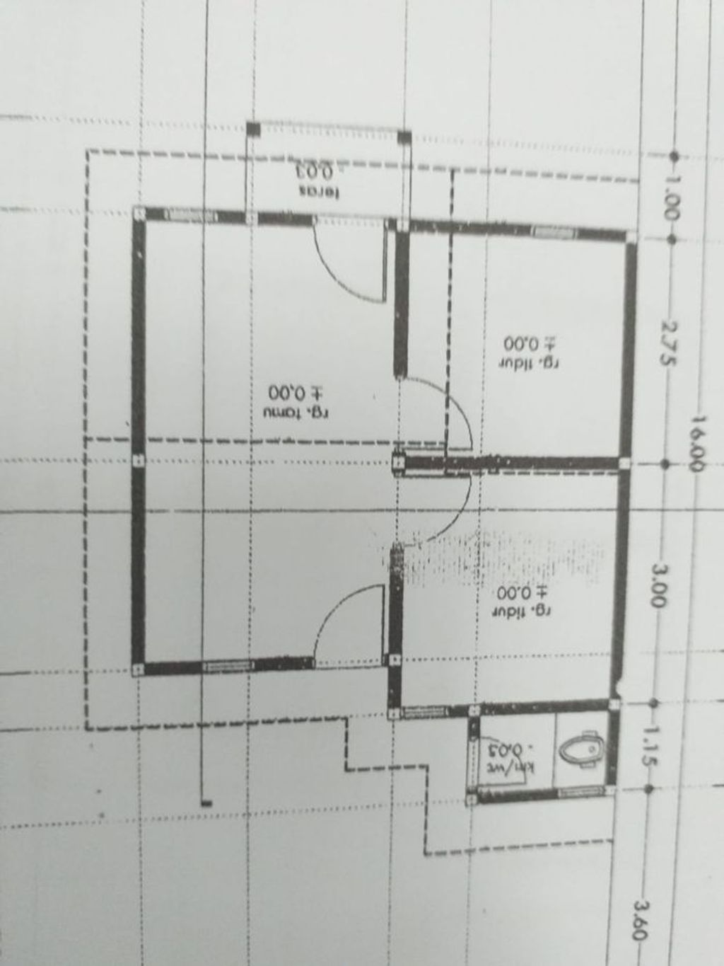 foto denah rumah tipe 36 subsidi 2025 perumahan PURI TUNTUNG PANDANG