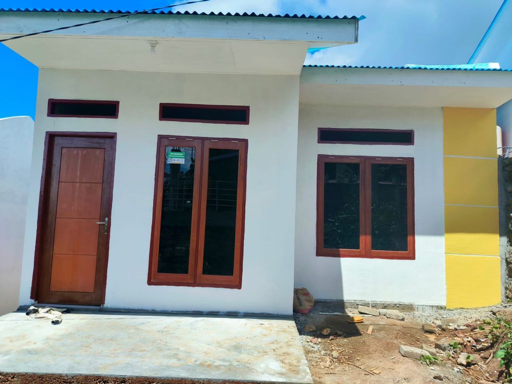 foto tampak rumah tipe 36 perumahan SORIBO HILLS