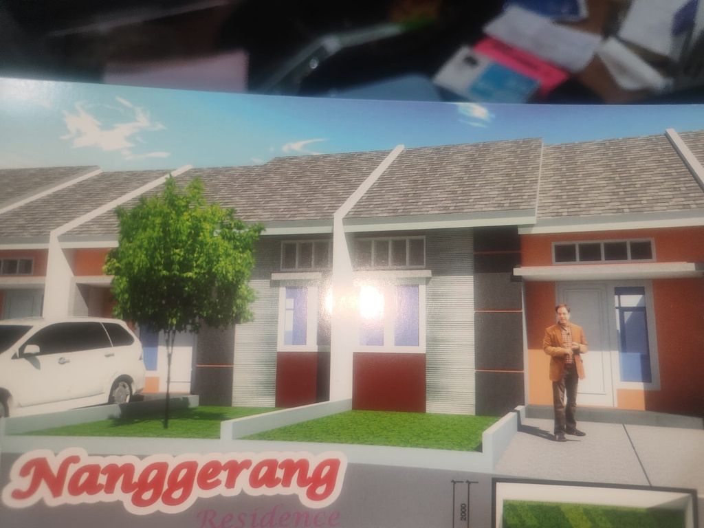 foto tampak rumah tipe Sapphire perumahan Nanggerang Residence