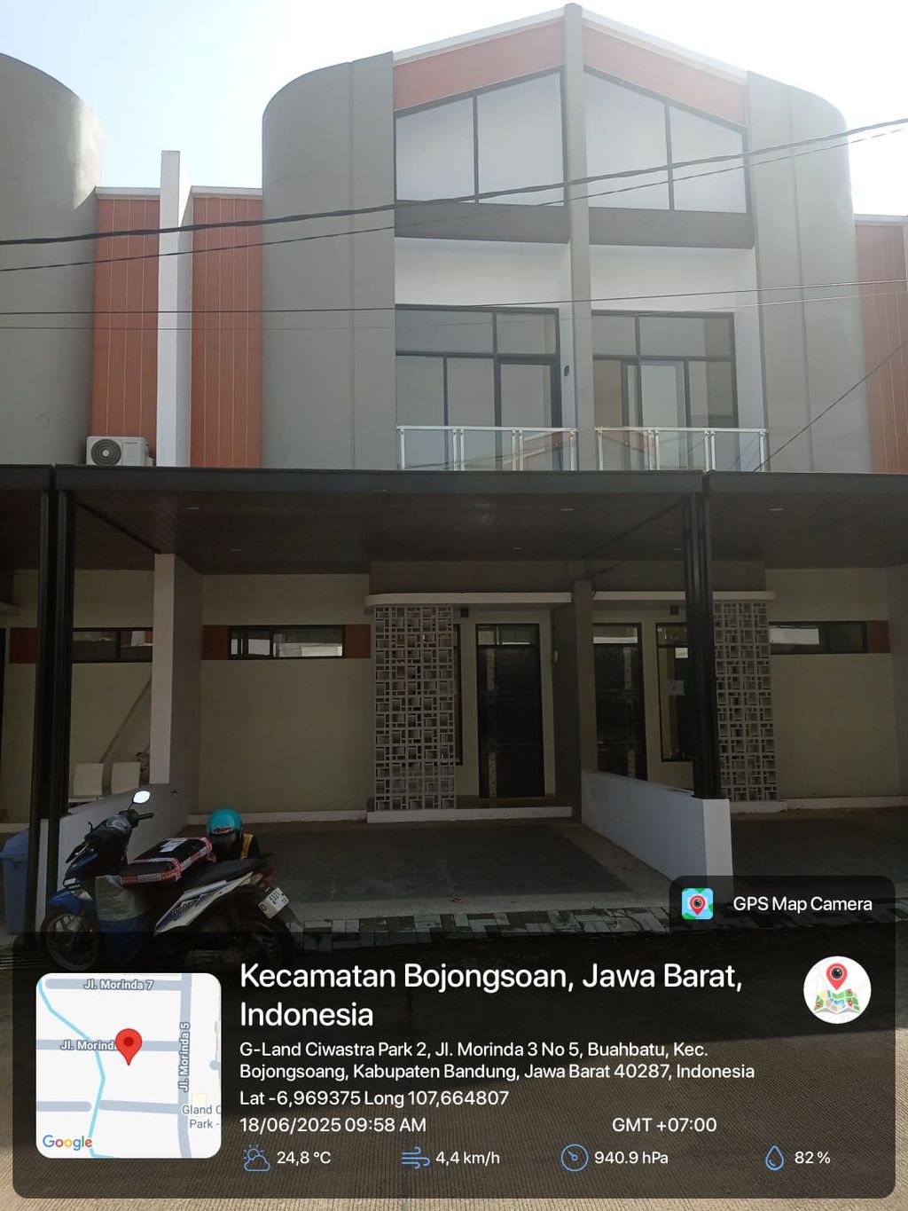 foto tampak rumah tipe 60 Compact 3 Kamar HC (774) perumahan G-Land Ciwastra Park 2