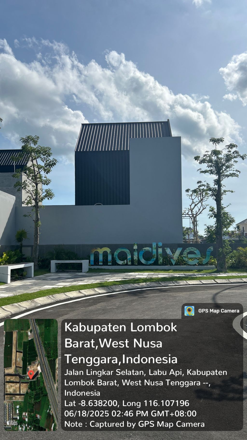 foto posisi tengah perumahan Living Asia (Cluster Maldives)