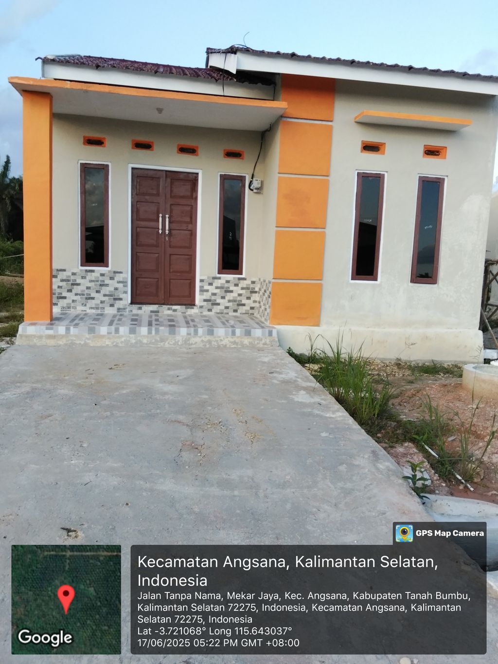 foto tampak rumah tipe 36 perumahan GRAND MUTIARA KURANJI