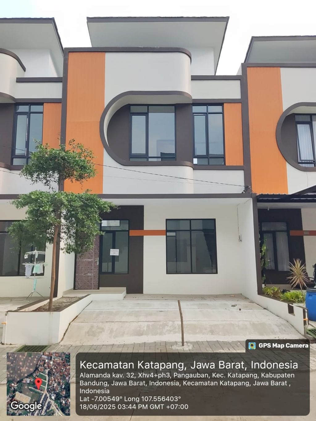 foto tampak rumah tipe 60 Compact 3 Kamar HC (567) perumahan G-Land Katapang Residence 1