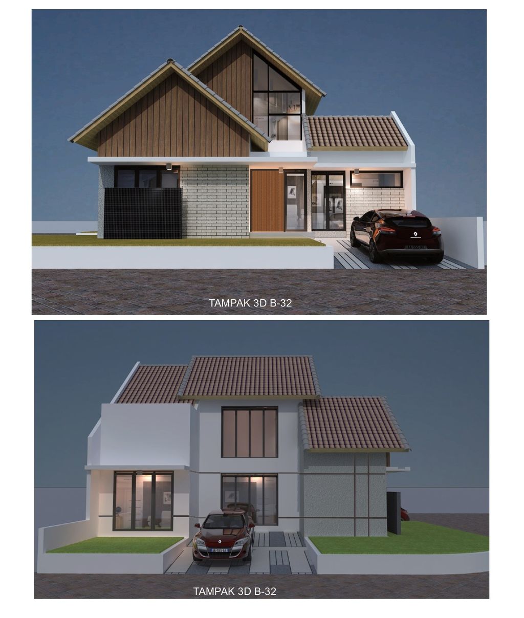 foto tampak rumah tipe T. 95/226 perumahan Perumahan AUSTINVILLE Tahap III