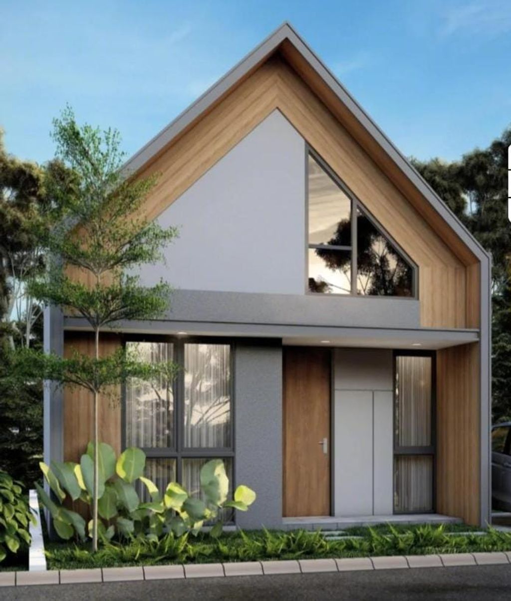 foto tampak rumah tipe 36 perumahan SKYE LAND