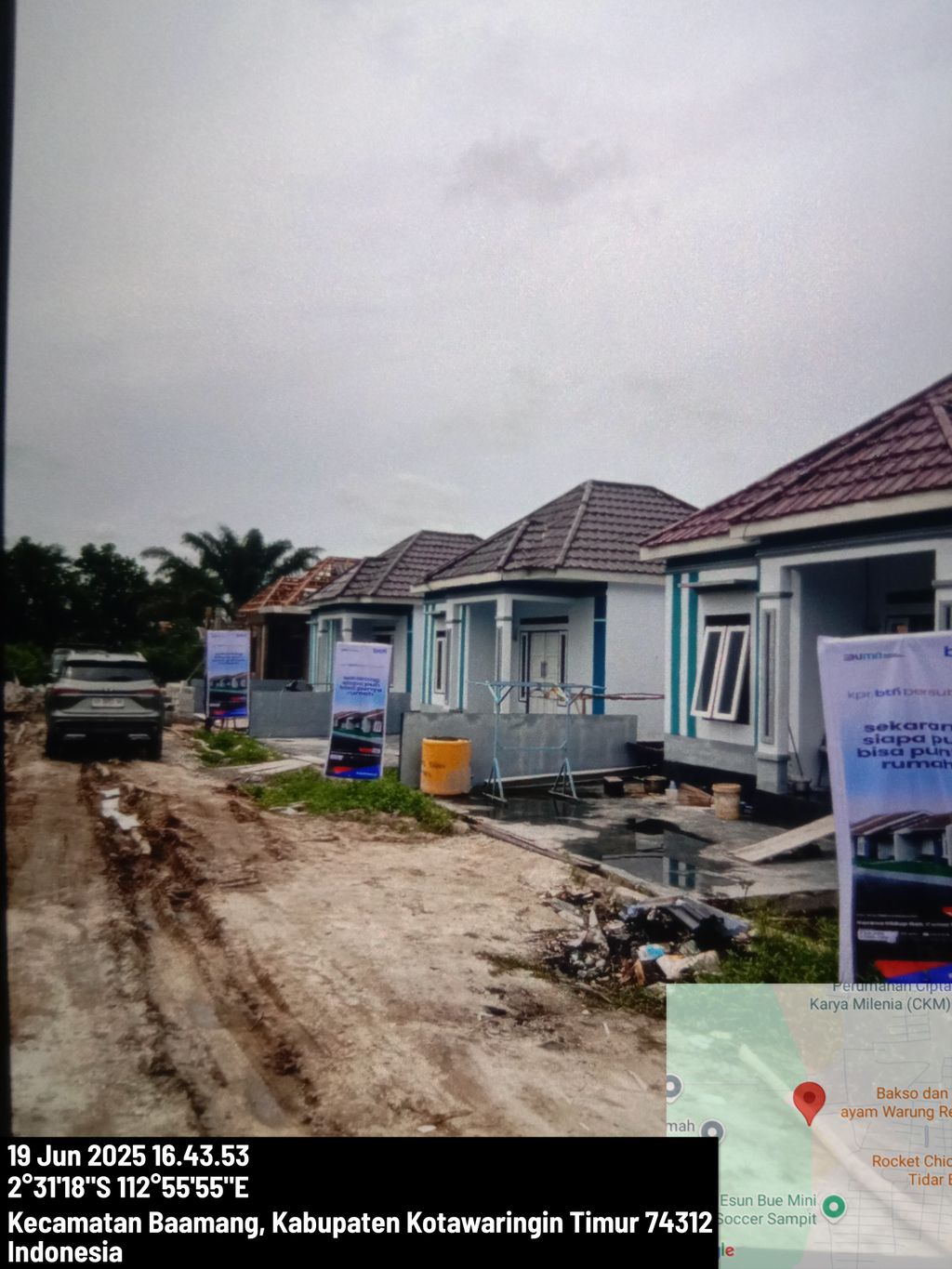 foto posisi tengah perumahan Irga Karya Land