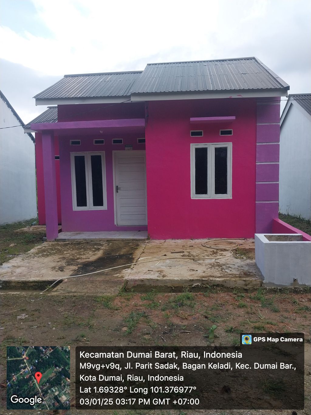 foto tampak rumah tipe 36 (subsidi) 2025 perumahan KIA SRI MERSING
