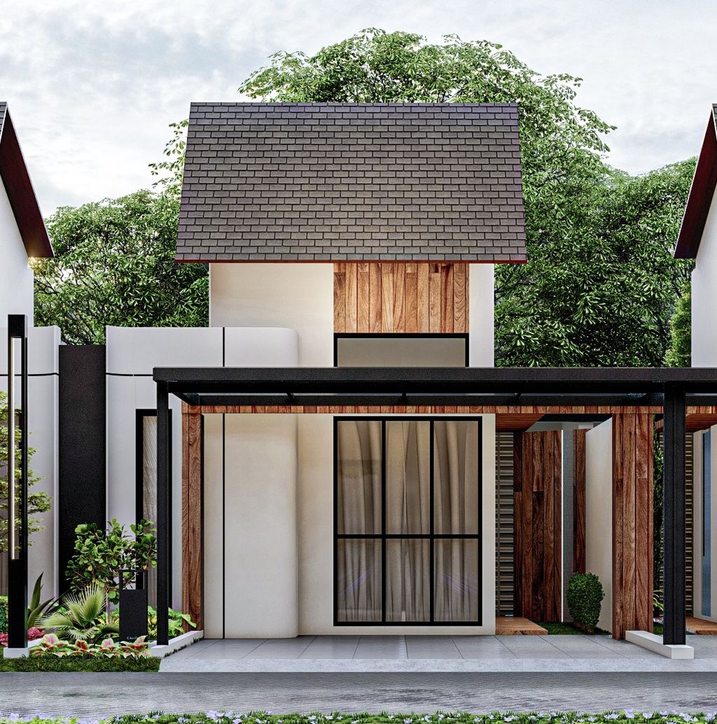 foto tampak rumah tipe BELFAST SUPERIOR (A5) perumahan Perumahan Citaville Pedurungan