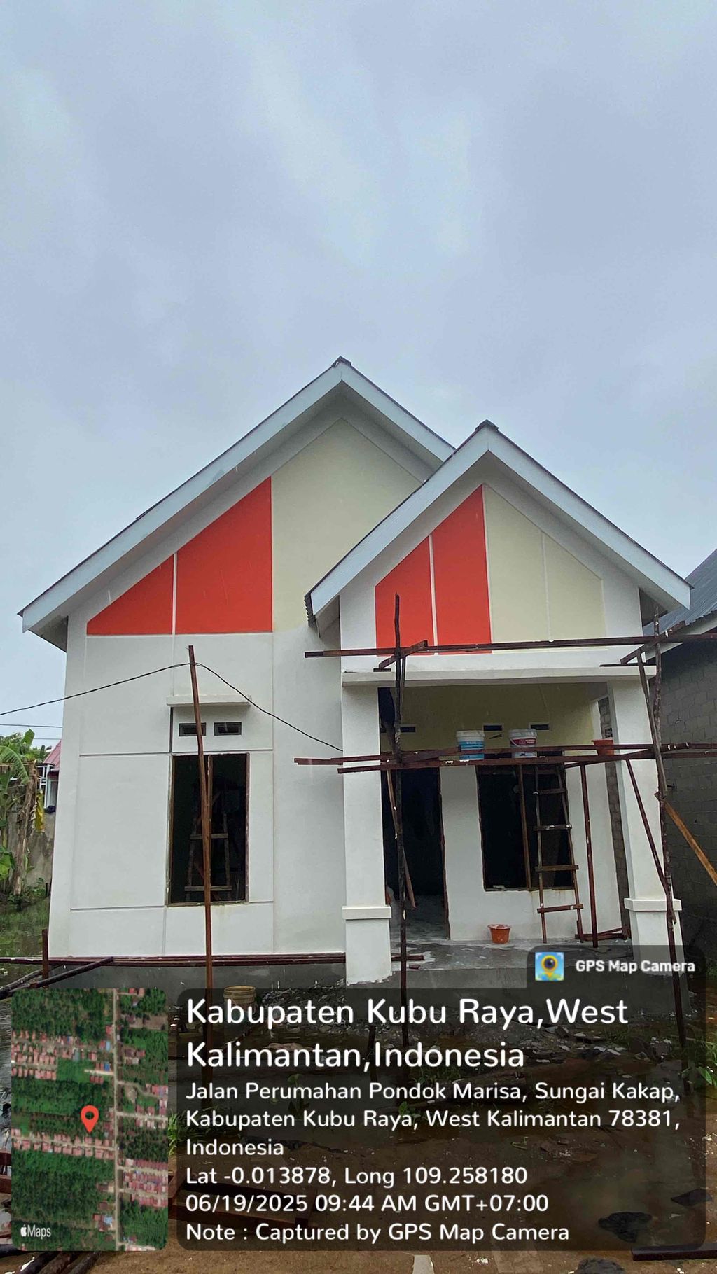 foto tampak rumah tipe 36 Subsidi perumahan BORNEO CENDANA RESIDENCE