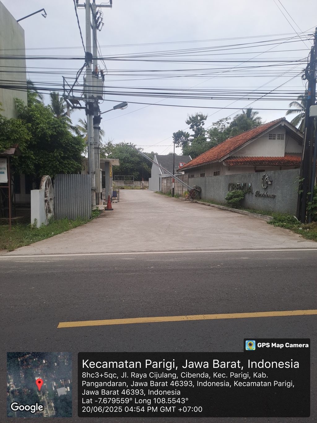 foto gerbang perumahan CIBENDA RESIDENCE TAHAP 2