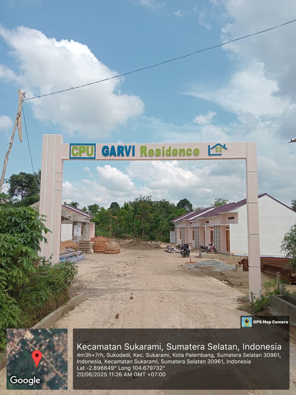 foto gerbang perumahan PERUMAHAN GARVI RESIDENCE