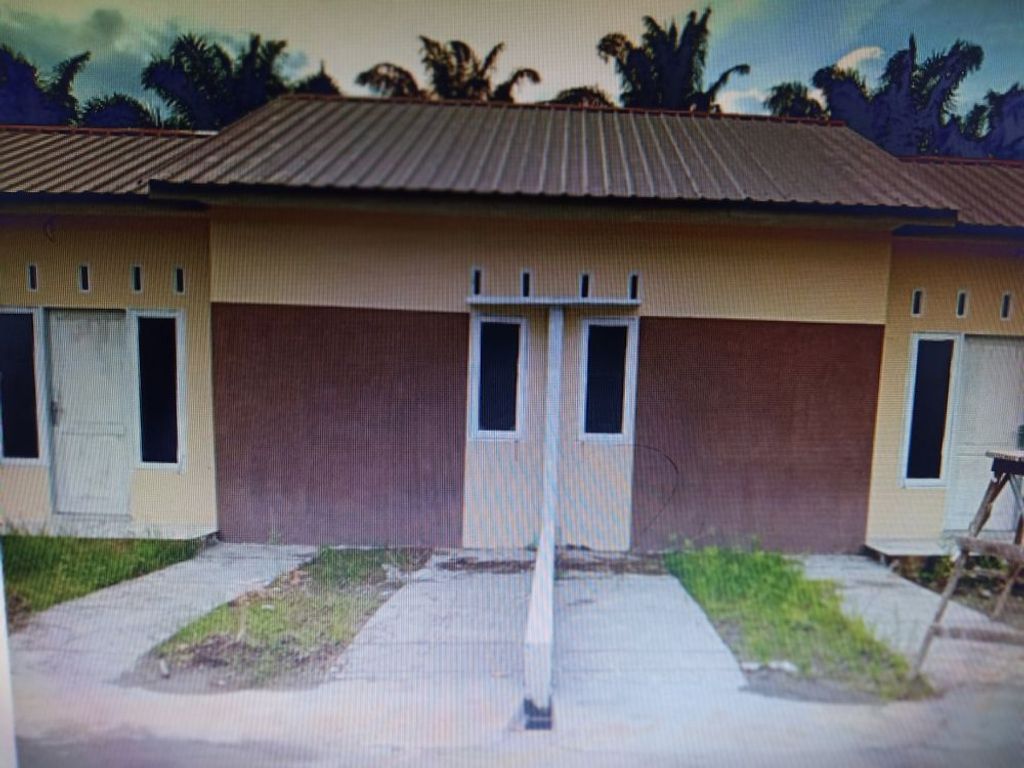 foto tampak rumah tipe 36 perumahan Asri Indah Mencirim 2 Thp II