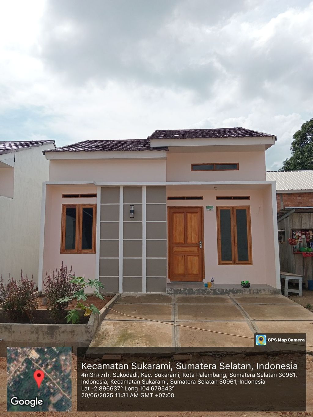 foto tampak rumah tipe 36 perumahan PERUMAHAN GARVI RESIDENCE