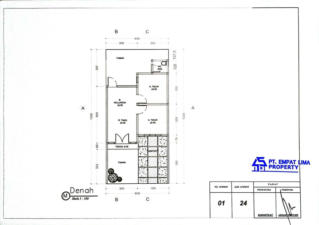 foto denah rumah tipe 36 Subsidi perumahan AUFAA RESIDENCE 7