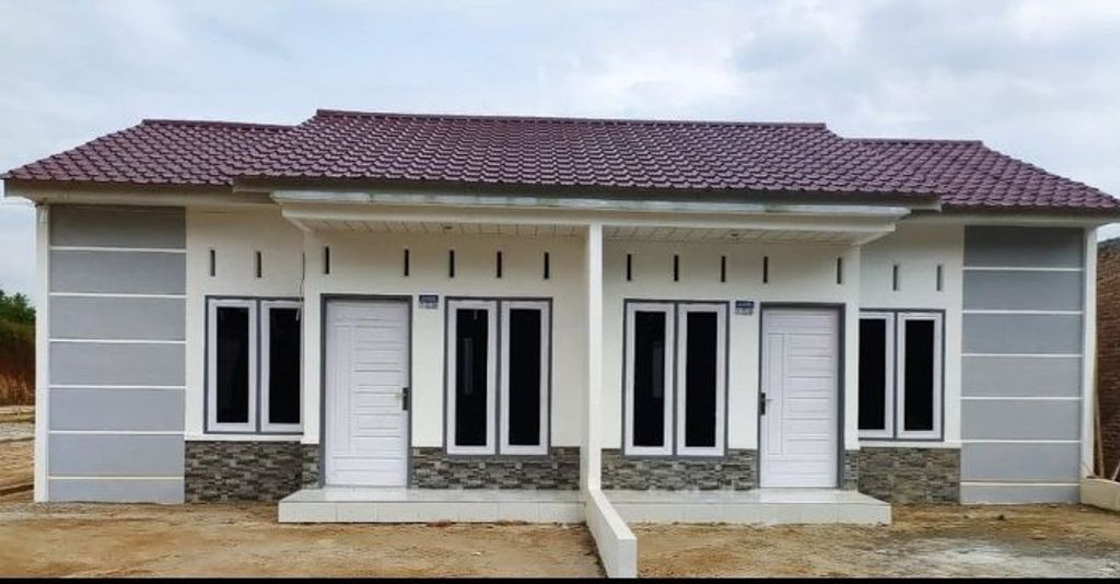 foto tampak rumah tipe 36/166 perumahan GRAHA MUTIARA TIRTA DELI TAHAP II