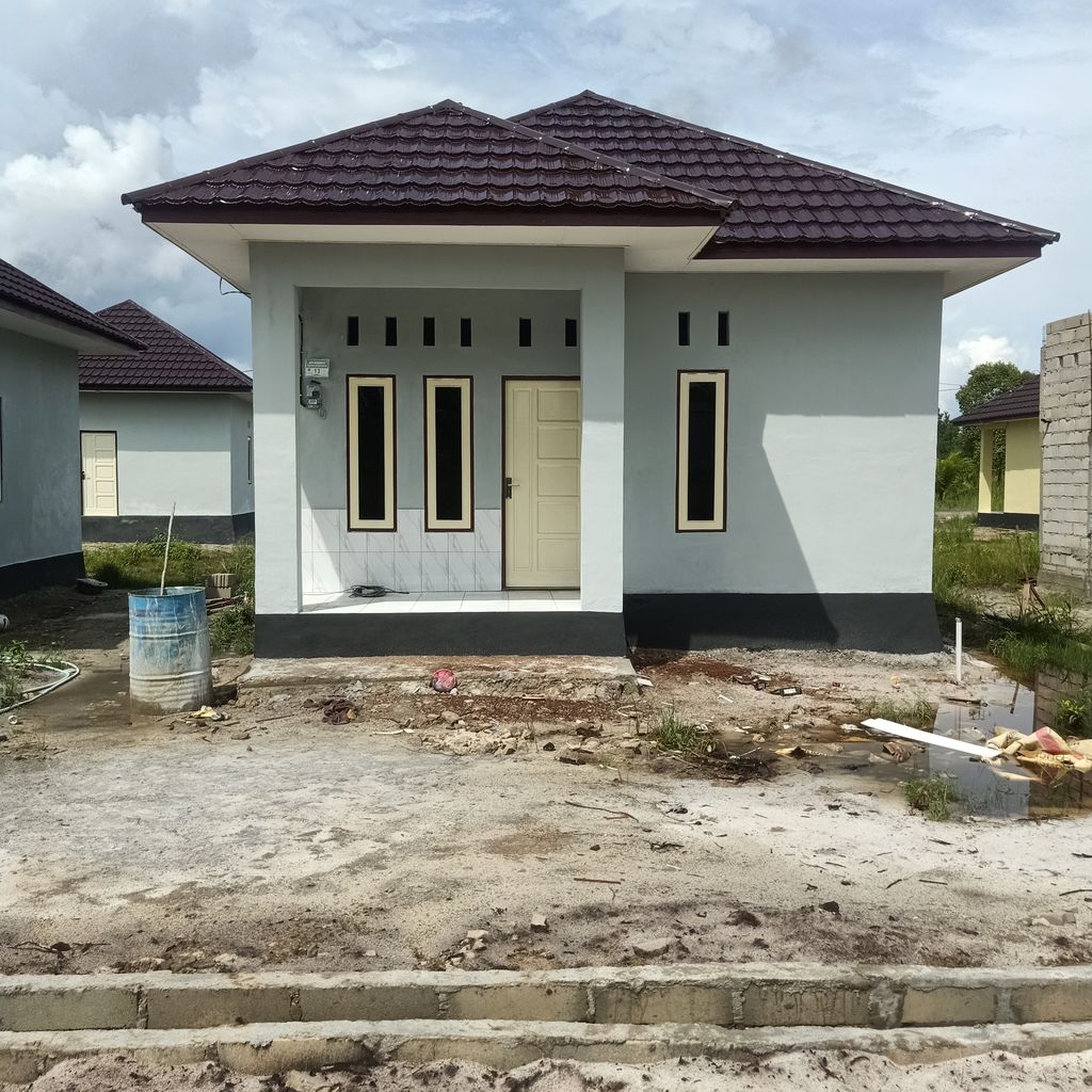 foto tampak rumah tipe 36 perumahan GRIYA DAMAI SABARU