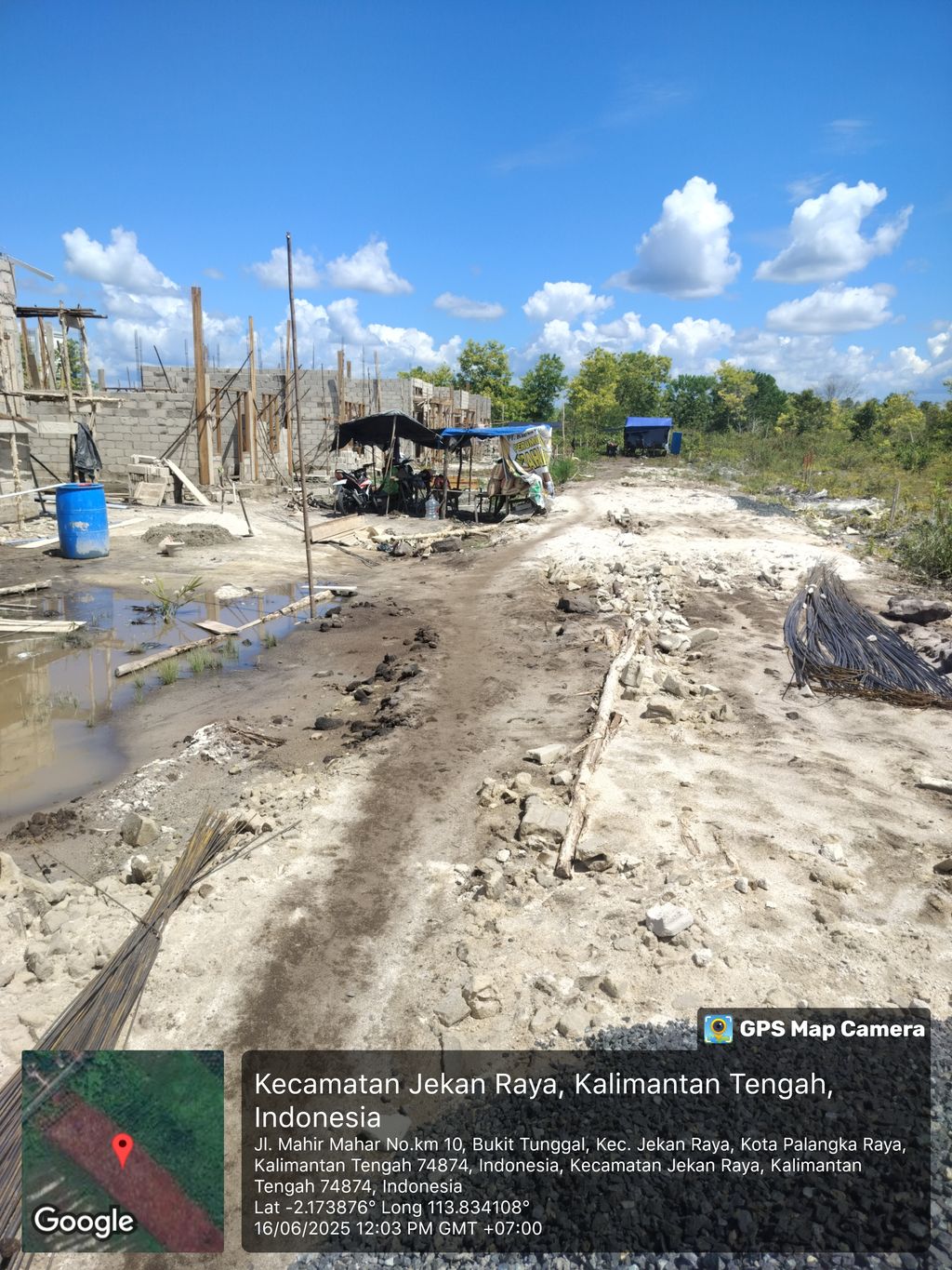 foto posisi tengah perumahan BAGAS BAHALAP RESIDENCE