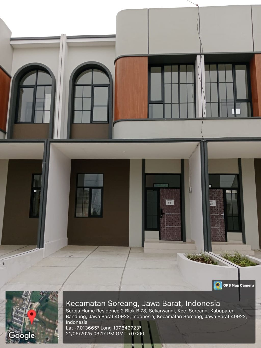 foto tampak rumah tipe 38 Compact (2 kamar) (509) perumahan Cluster Beverly