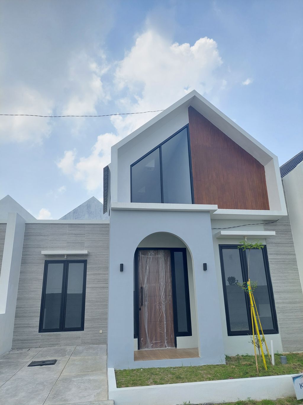 foto tampak rumah tipe 36/63 perumahan THE PERMATA VILLAS 2