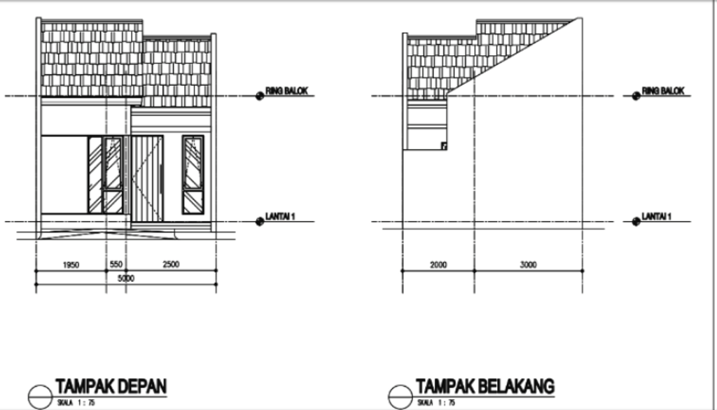 foto tampak rumah tipe Crested perumahan PURI JAYA 22