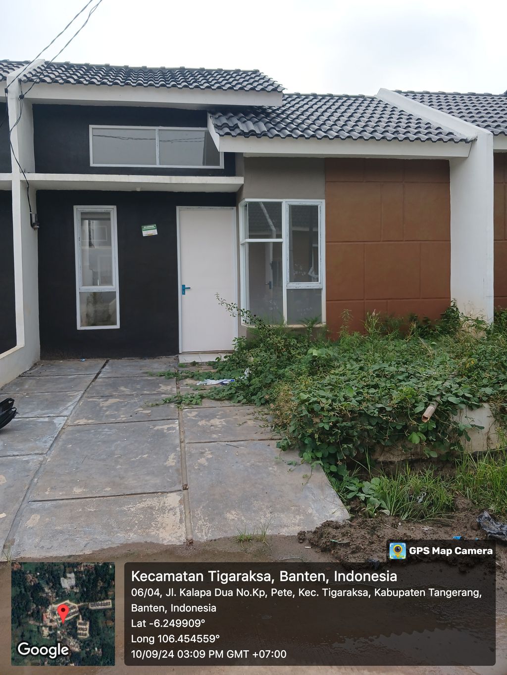 foto tampak rumah tipe 30/60 Komersil. perumahan PURI HARMONI TIGARAKSA