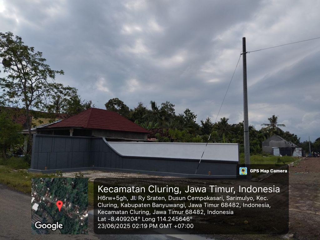 foto posisi tengah perumahan Griya Samira Sarimulyo