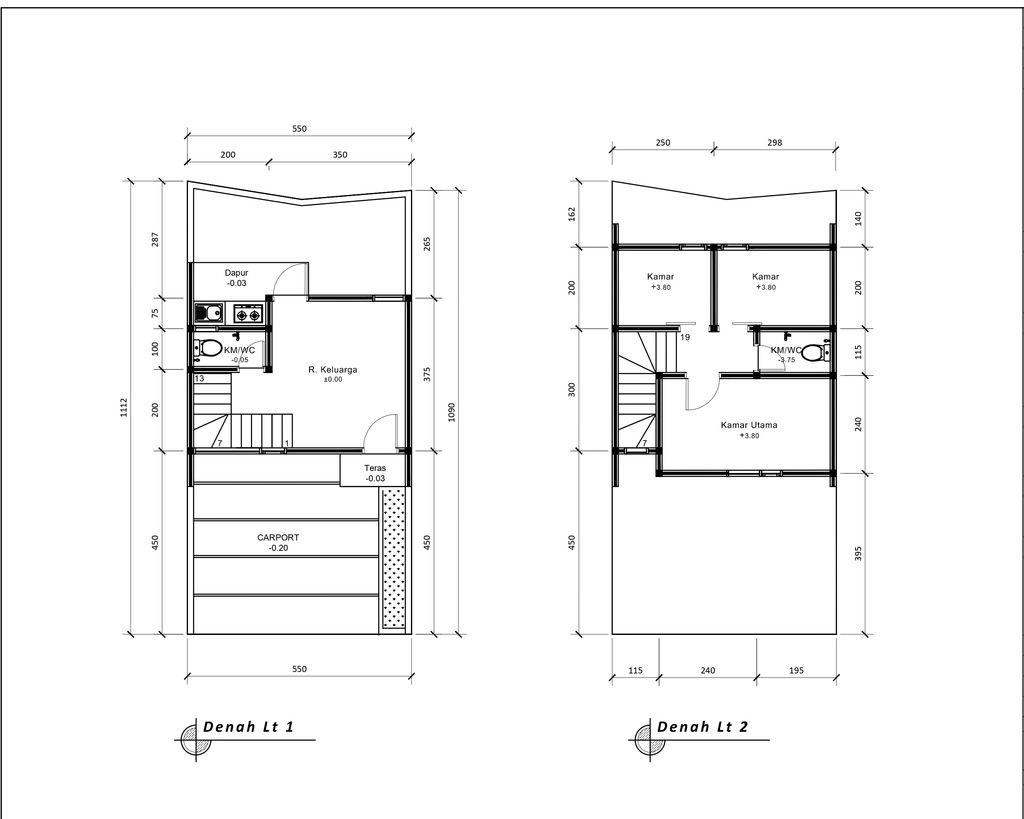 foto denah rumah tipe 50 Compact (3 Kamar) High Ceiling (463) perumahan G-Land Katapang Residence 1