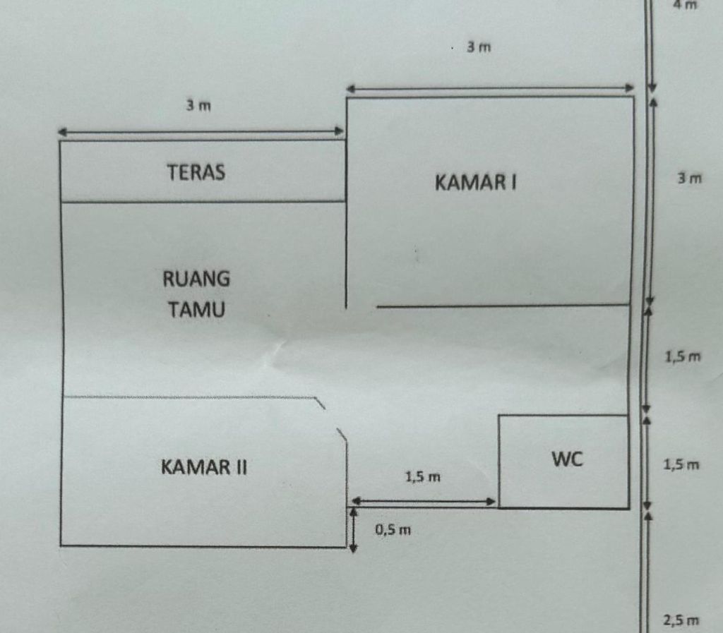 foto denah rumah tipe subsidi perumahan PERUMAHAN DEFARA 2