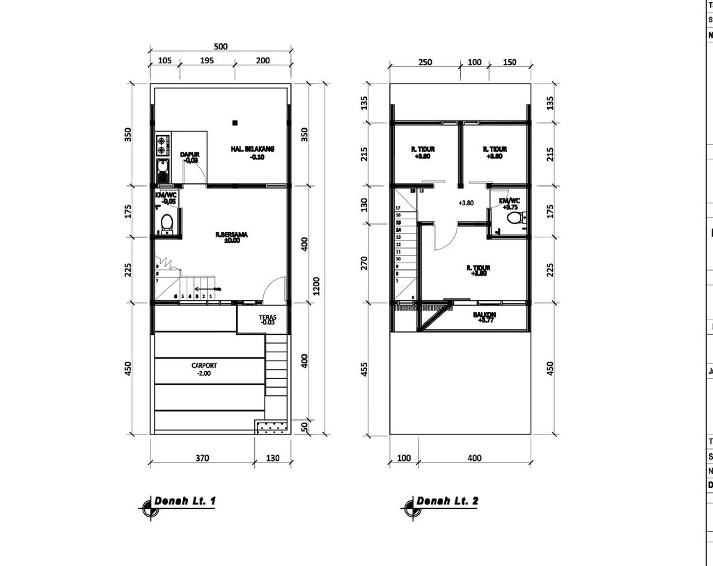 foto denah rumah tipe 50 Compact (3 kamar) (419) perumahan Bukit Sukanagara Resort