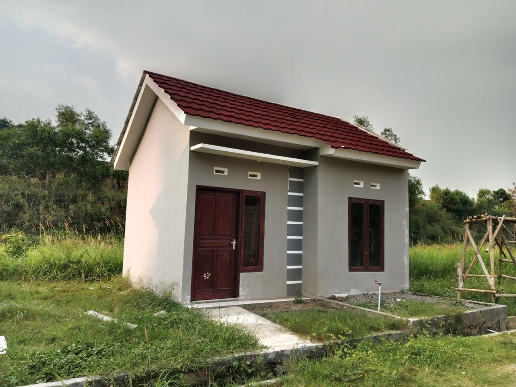 foto tampak rumah tipe 24 perumahan Turi Mulya Indah