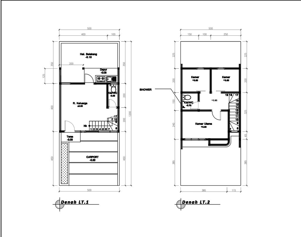 foto denah rumah tipe 50 Compact High Ceiling (3KT) (541) perumahan G-Land Ciwastra Park 2