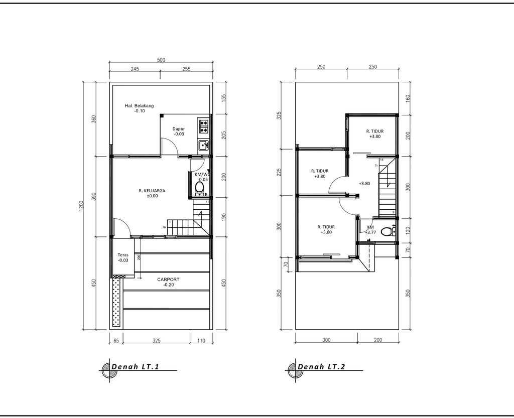 foto denah rumah tipe 50 Compact (3 kamar) (574) perumahan G-Land Arcadia Buahbatu