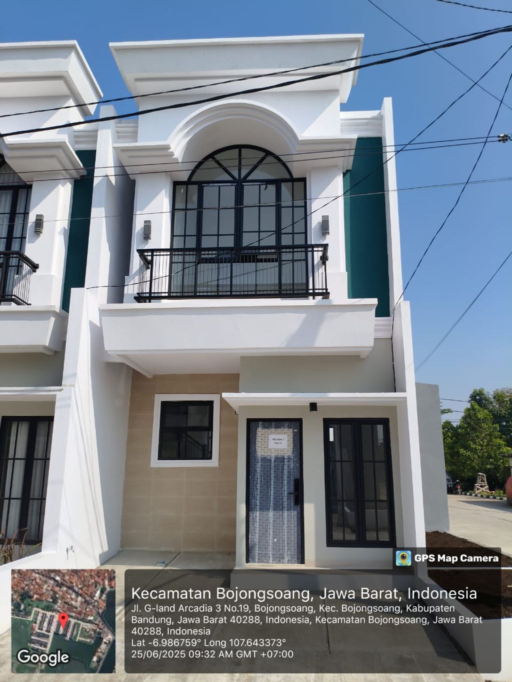 foto tampak rumah tipe 54 New Compact HC Classic (3KT) (745) perumahan G-Land Arcadia Buahbatu