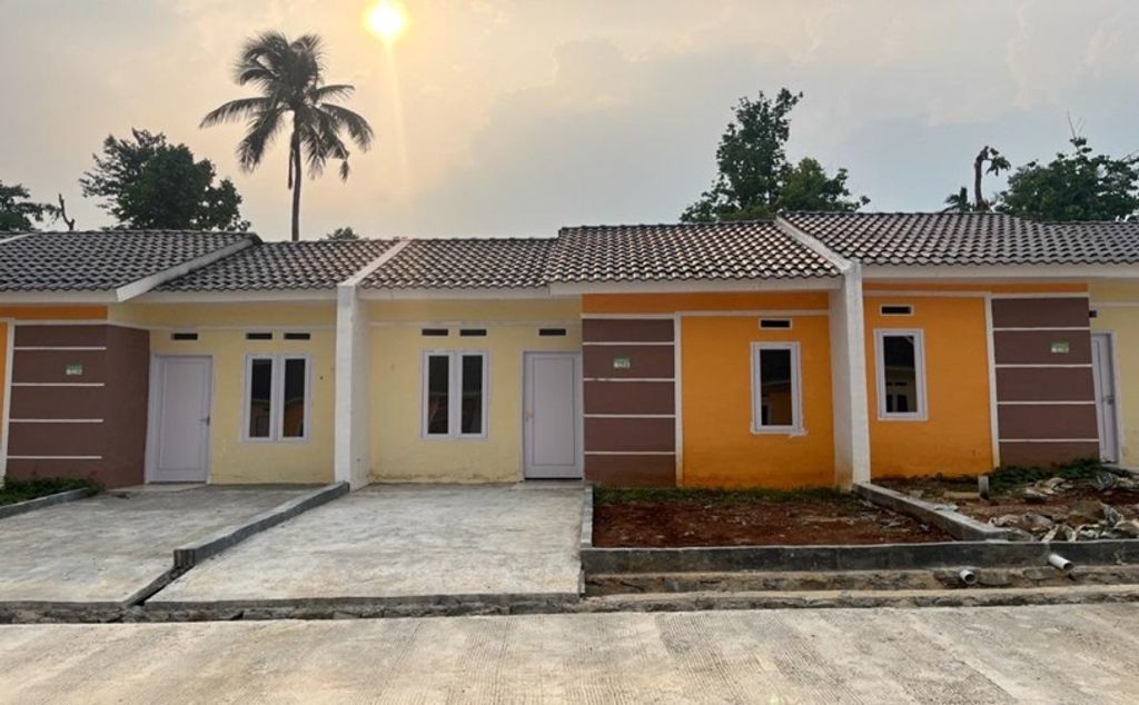 foto tampak rumah tipe 27/60 perumahan CIBINONG BOGOR RESIDENCE III