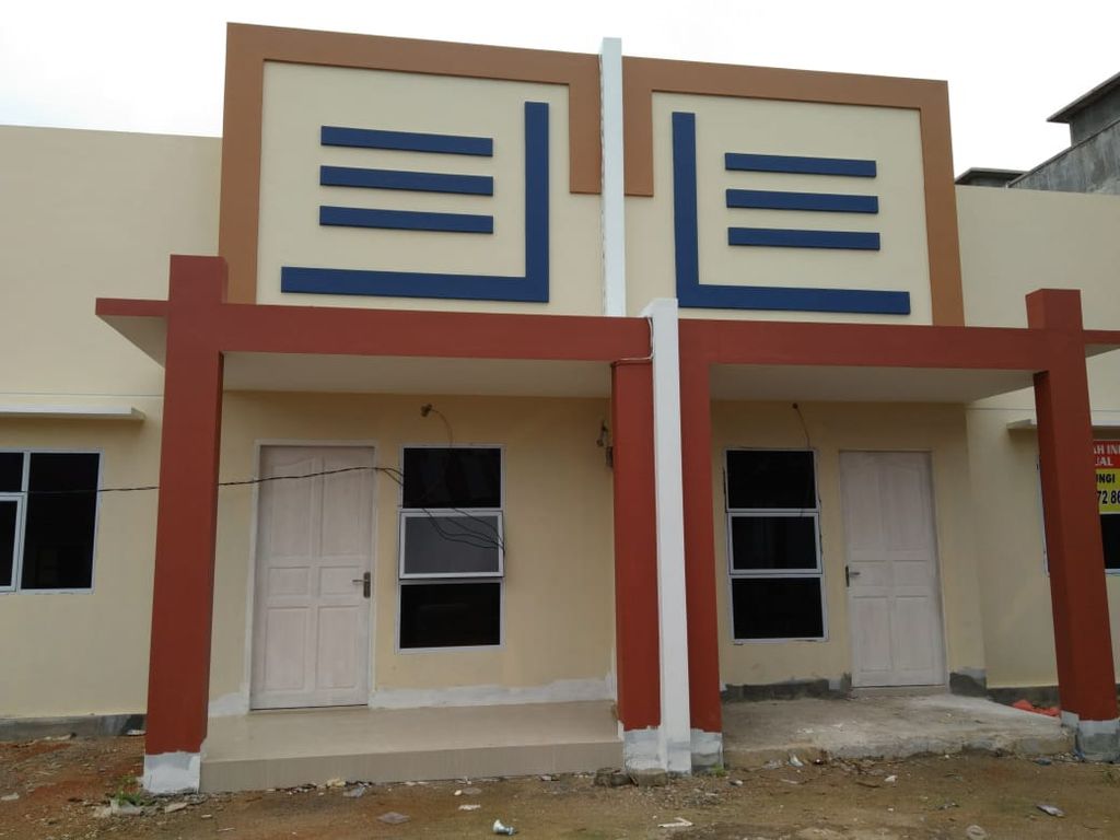 foto tampak rumah tipe 56/98 perumahan Karimun Regency