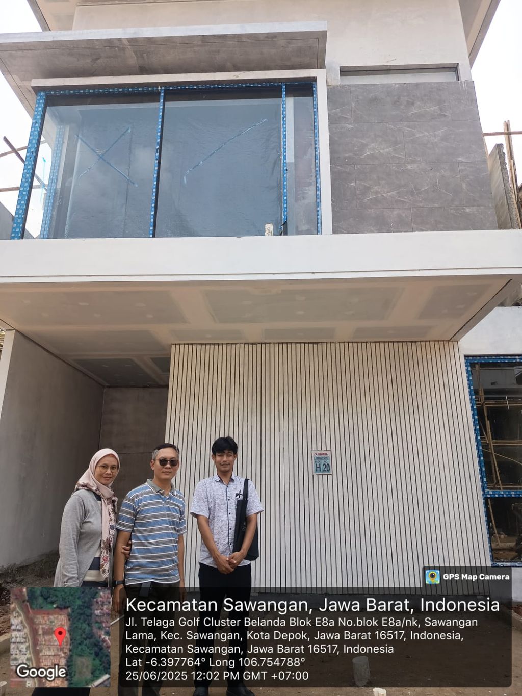 foto tampak rumah tipe Laguna H-020 - Verdant Lite perumahan Shila At Sawangan
