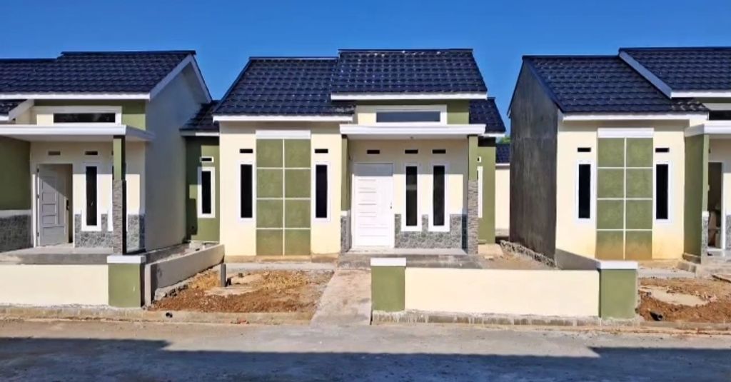 foto tampak rumah tipe 36 perumahan VILLA RAYHANA 3