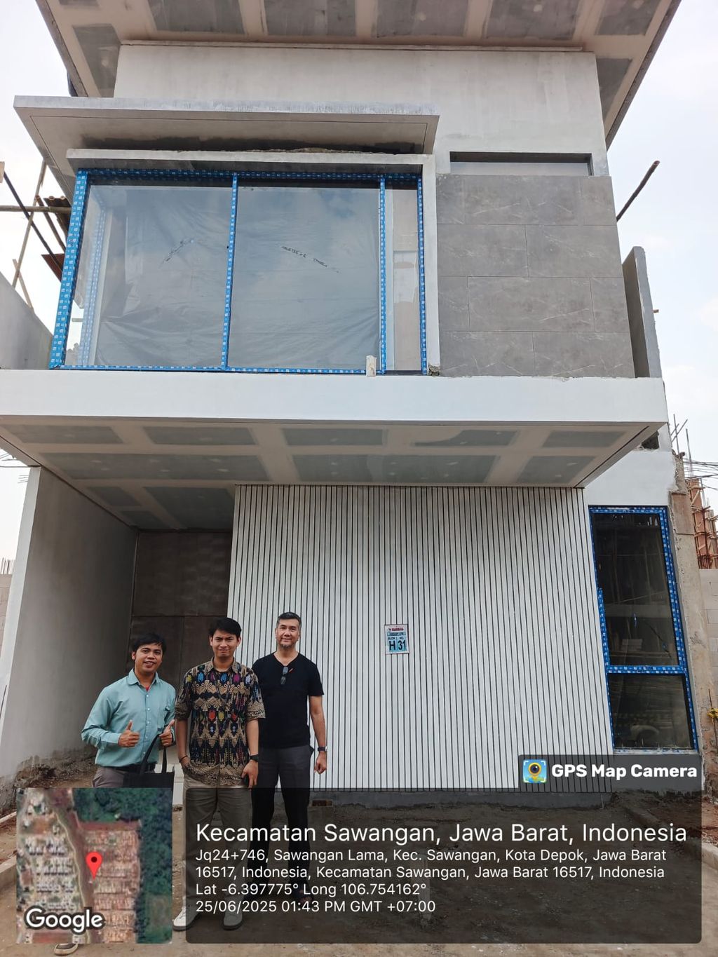foto tampak rumah tipe Laguna H-031 - Verdant Lite perumahan Shila At Sawangan