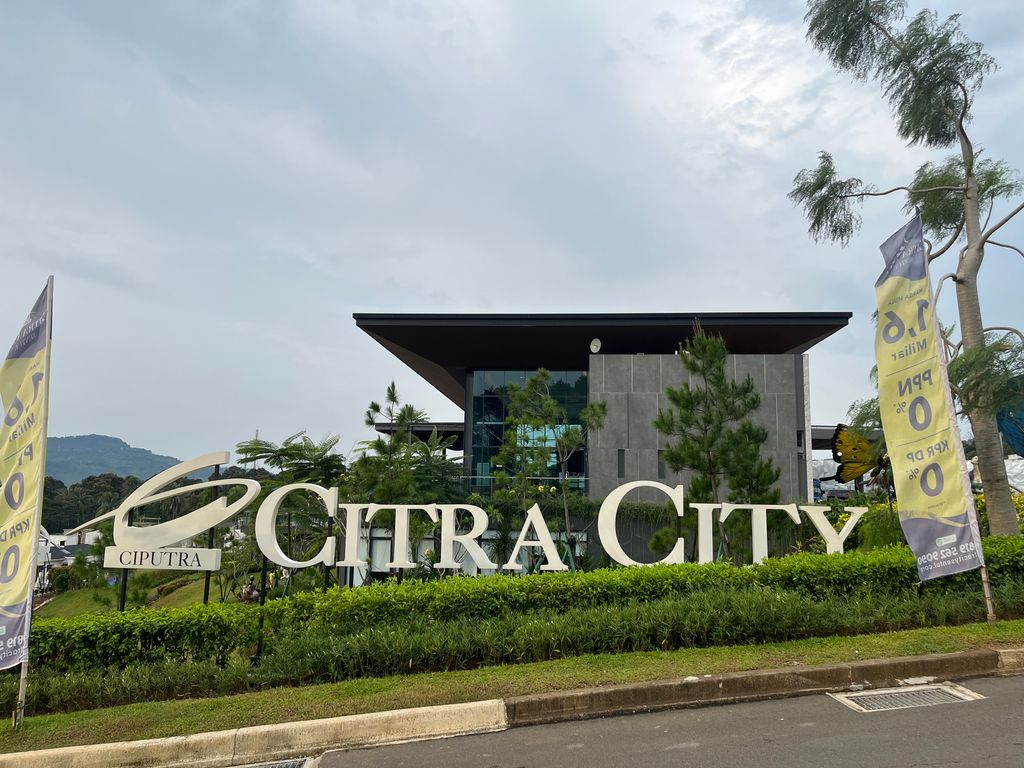 foto gerbang perumahan PERUMAHAN CITRA CITY SENTUL KAWASAN REGULER 1