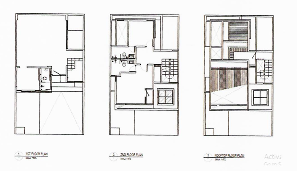 foto denah rumah tipe Laguna F-023 - Oakwood perumahan Shila At Sawangan