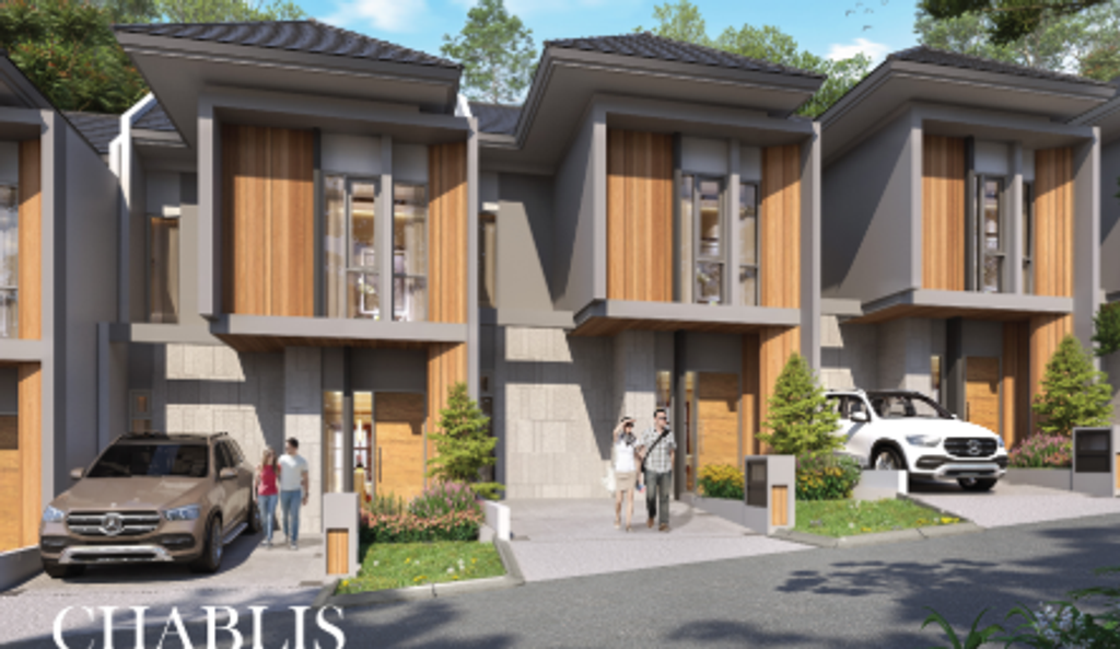 foto tampak rumah tipe CHABLIS - RSF perumahan PERUMAHAN CITRA CITY SENTUL KAWASAN PREMIUM