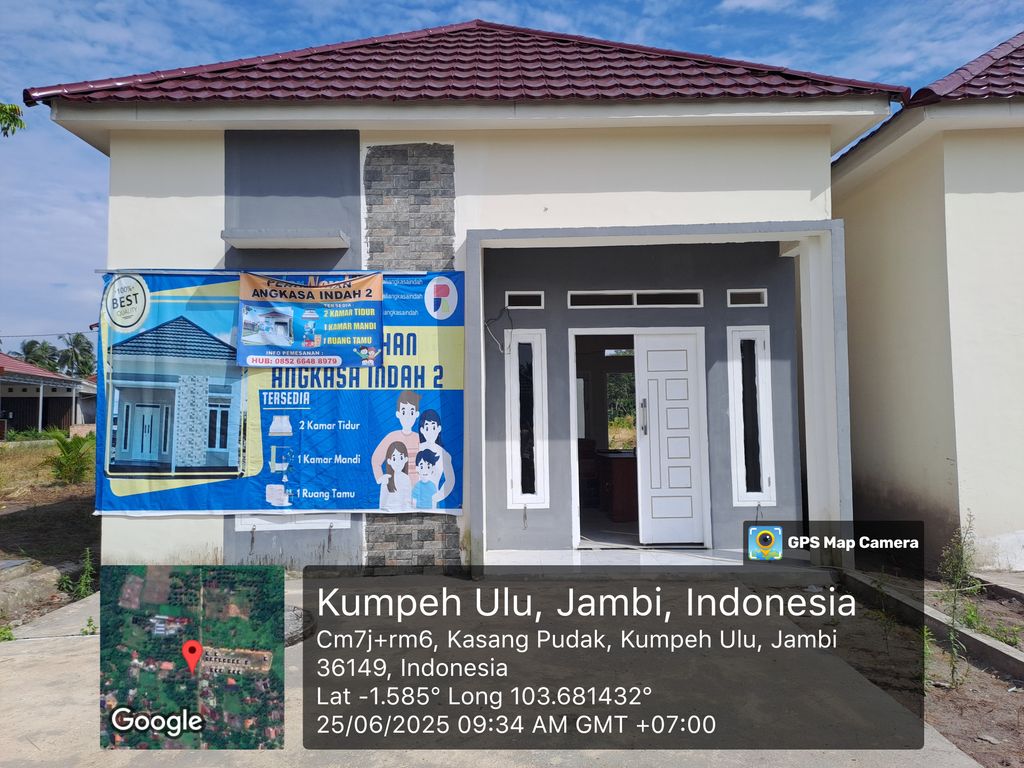 foto tampak rumah tipe 36 perumahan Perumahan Angkasa Indah 2
