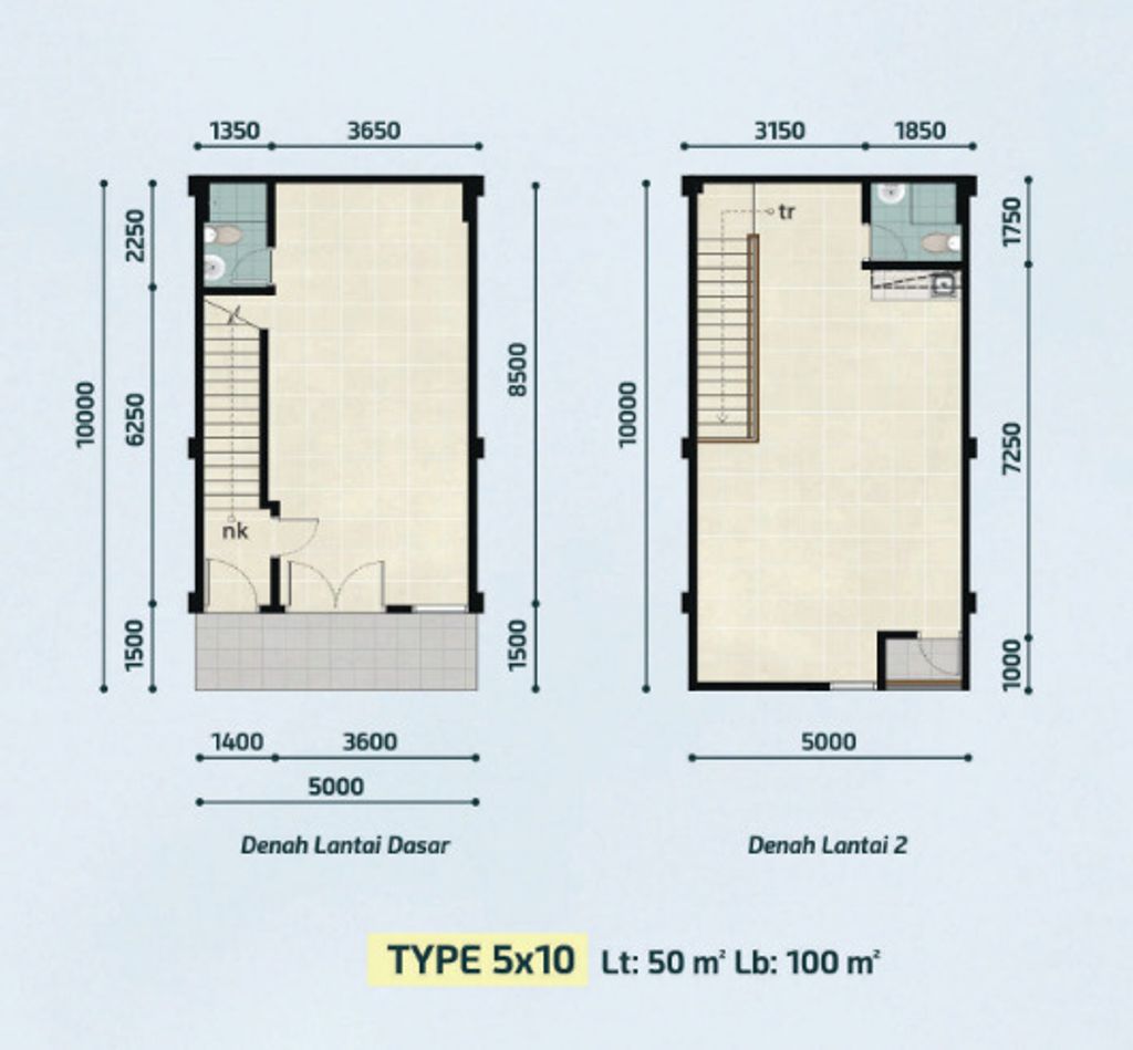 foto denah rumah tipe VERONA JUNCTION BLOK D/09 perumahan Ruko Verona Junction