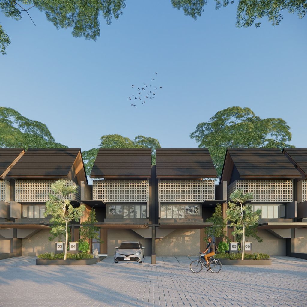 foto tampak rumah tipe BOULEVARD 6 perumahan The Hermawan Village Cluster Malaka - Boulevard